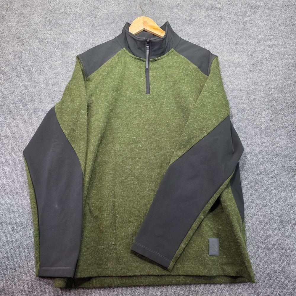 Magpul 1/4 Zip‎ Pullover Green Gray Pullover Tactical Wool Blend Lined